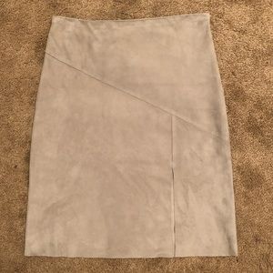 Polo Ralph Lauren Goat Suede Lined Skirt $698 Sz4